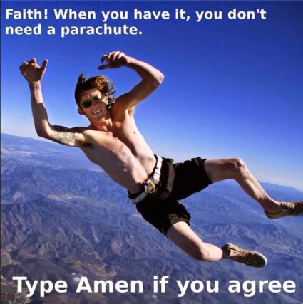 Faith no parachute